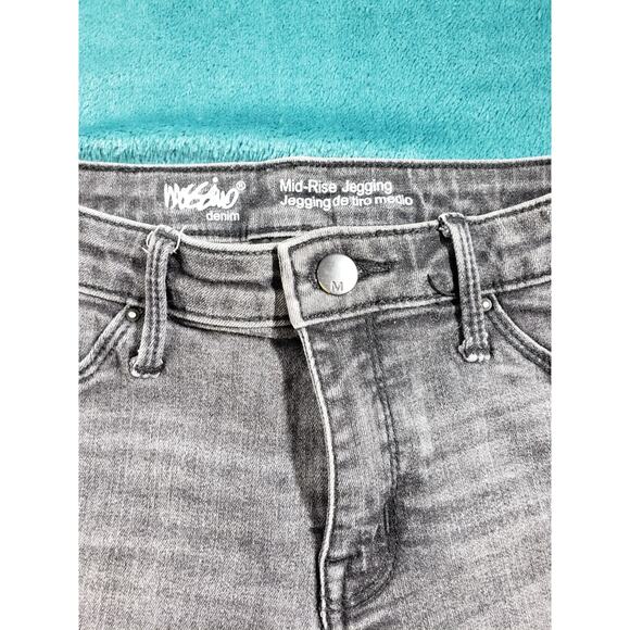 Mossimo Jeans Size 4 Womens Black Stretch Denim Ladies Pants Mid Rise Jegging - Picture 5 of 11